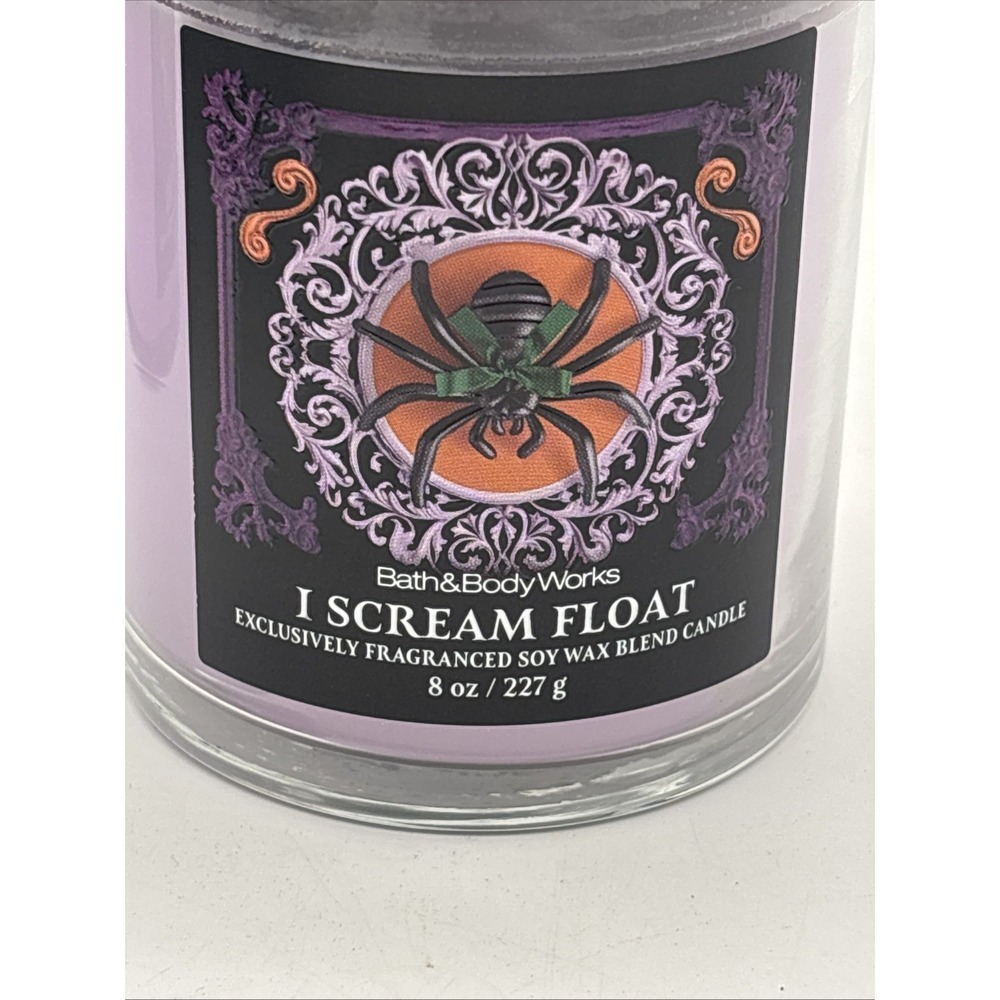 Bath & Body Works I SCREAM FLOAT Single Wick Candle HALLOWEEN 2025 NEW - Picture 2 of 5